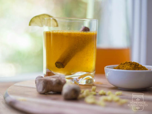 Ginger Spice Immune Boost – Homemade Kombucha Recipe - Homemade Kombucha Co.