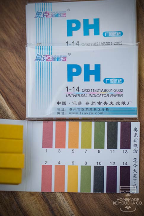 Kombucha pH Strips - Homemade Kombucha Co.